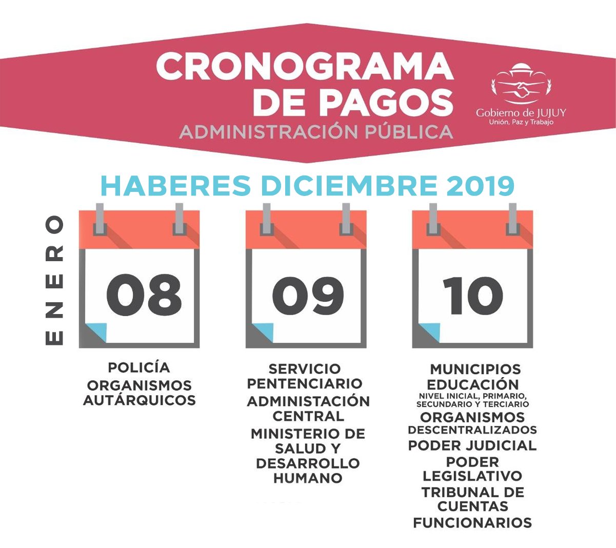 Inicia El Cronograma De Pagos 1407